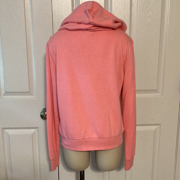 PINK VIctoria’s Secret Hooded Full Zip Sweatshirt M - Picture 6 of 15